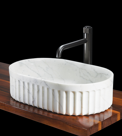 Bella Snow Statuario Marble Wash Basin  – Aquant India